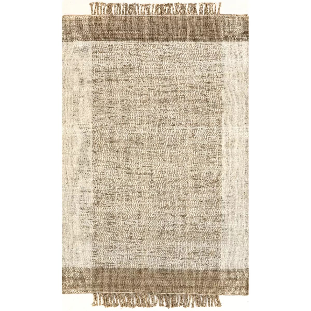 Fletcher Casual Jute Middle Tassel Area Rug | Target