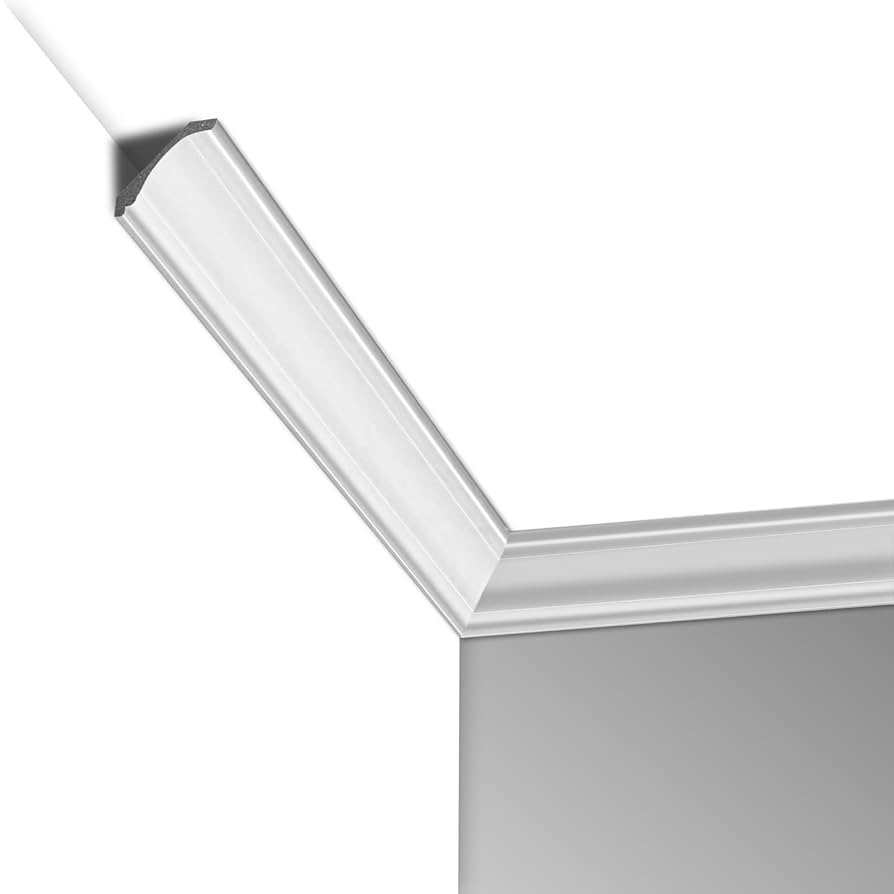 Art3d 10-Pack 47Ft White Ceiling Crown Molding Trim, High Impact Polystyrene Decorative Ceiling M... | Amazon (US)