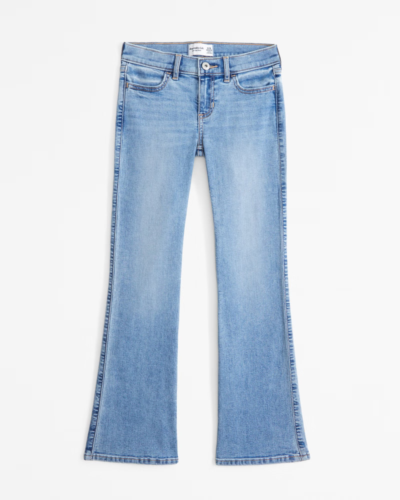 girls low rise bootcut jeans | girls bottoms | Abercrombie.com | Abercrombie & Fitch (US)