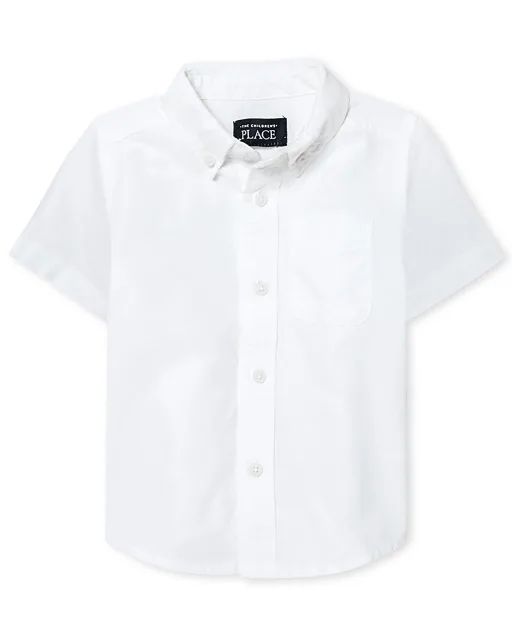 Baby And Toddler Boys Uniform Short Sleeve Oxford Button Down Shirt | The Children's Place