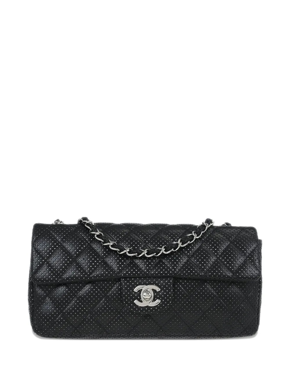 CHANEL Pre-Owned 2006-2008 East West shoulder bag - Black | Farfetch Global