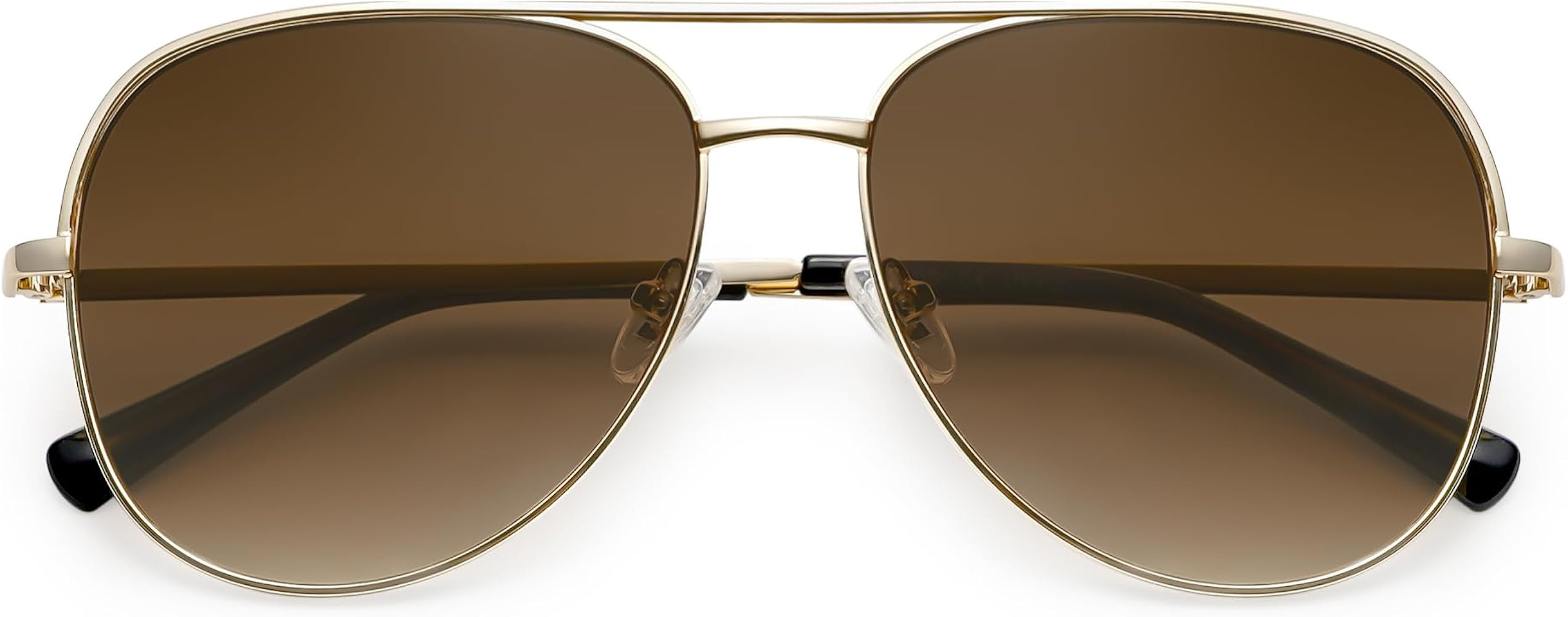 SOJOS Classic Aviator Sunglasses for Women Men Trendy Oversized Metal Frame UV400 Lenses SJ1220 | Amazon (US)