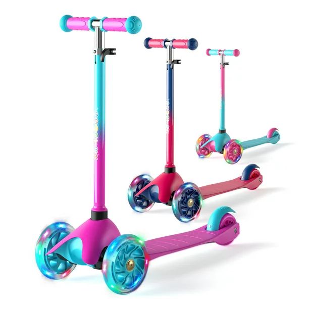 KORIMEFA 3 Wheel Scooters for Kids, Kick Scooter for Toddlers 3-8 Years Old, Boys Girls Scooter w... | Walmart (US)