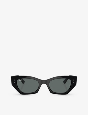 RAY-BAN - RB4430 Zena irregular-frame injected sunglasses | Selfridges.com | Selfridges