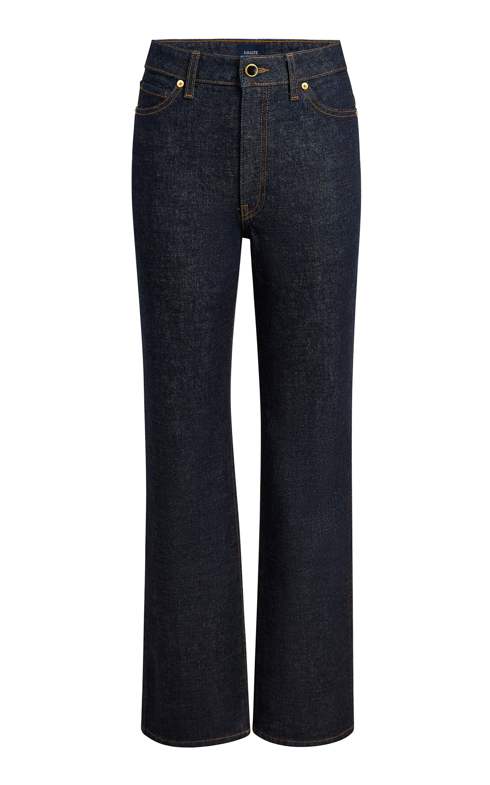 Khaite Danielle Stretch High-Rise Indigo Jeans - Moda Operandi | Moda Operandi (Global)