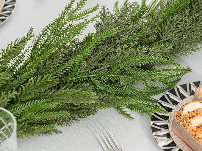 9FT Handmade Christmas Garland Faux Cypress Garland Cedar Pine Garland for Mantle Fireplace Holid... | Amazon (US)