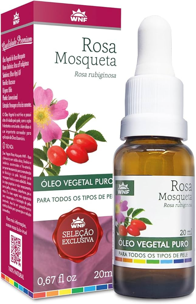 Óleo Vegetal Rosa Mosqueta - 20ml - WNF - 100% Puro - Exclusivo | Amazon (BR)