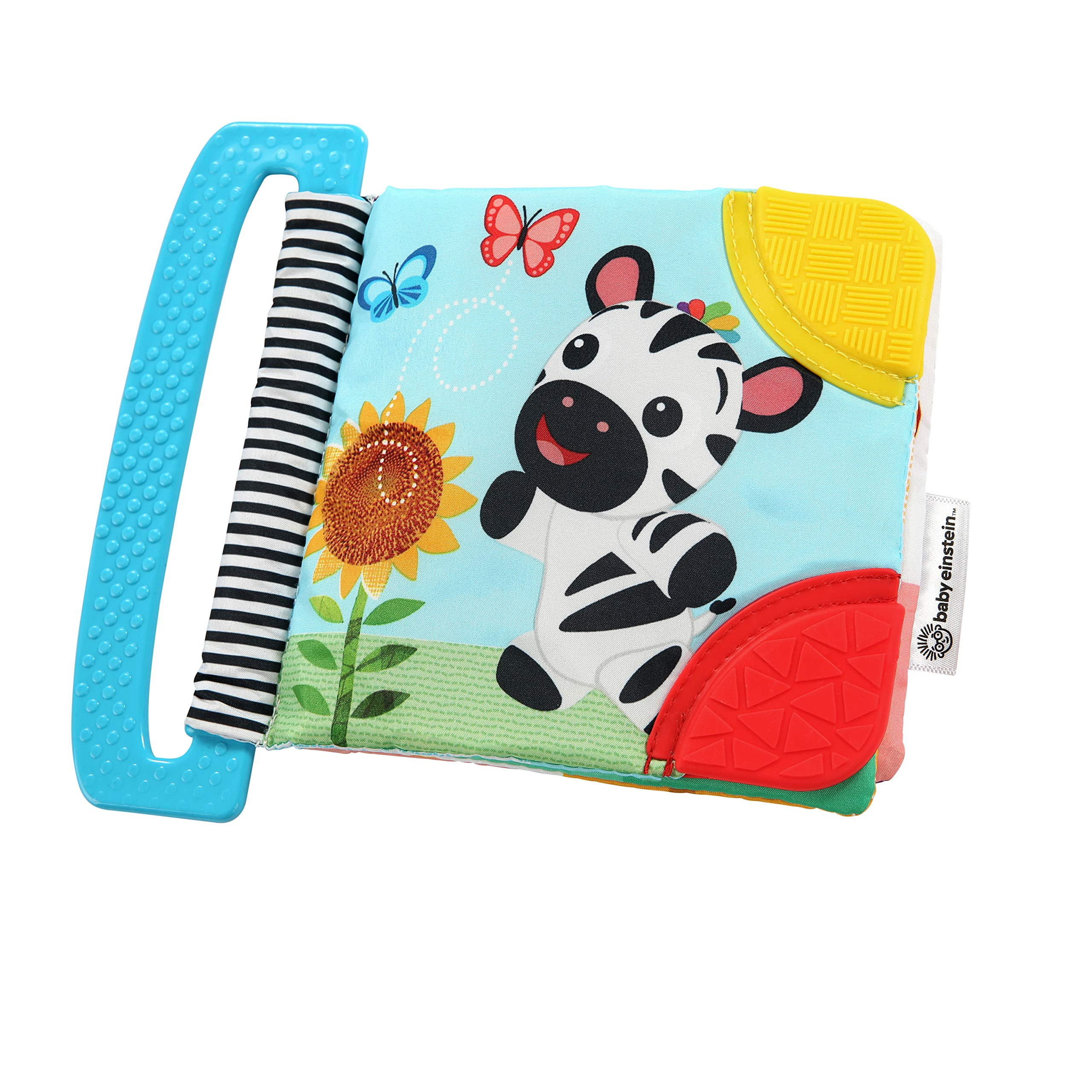 Baby Einstein Curious Explorers Teether Book Take-Along Toy, Ages Newborn +, Multicolored | Amazon (US)