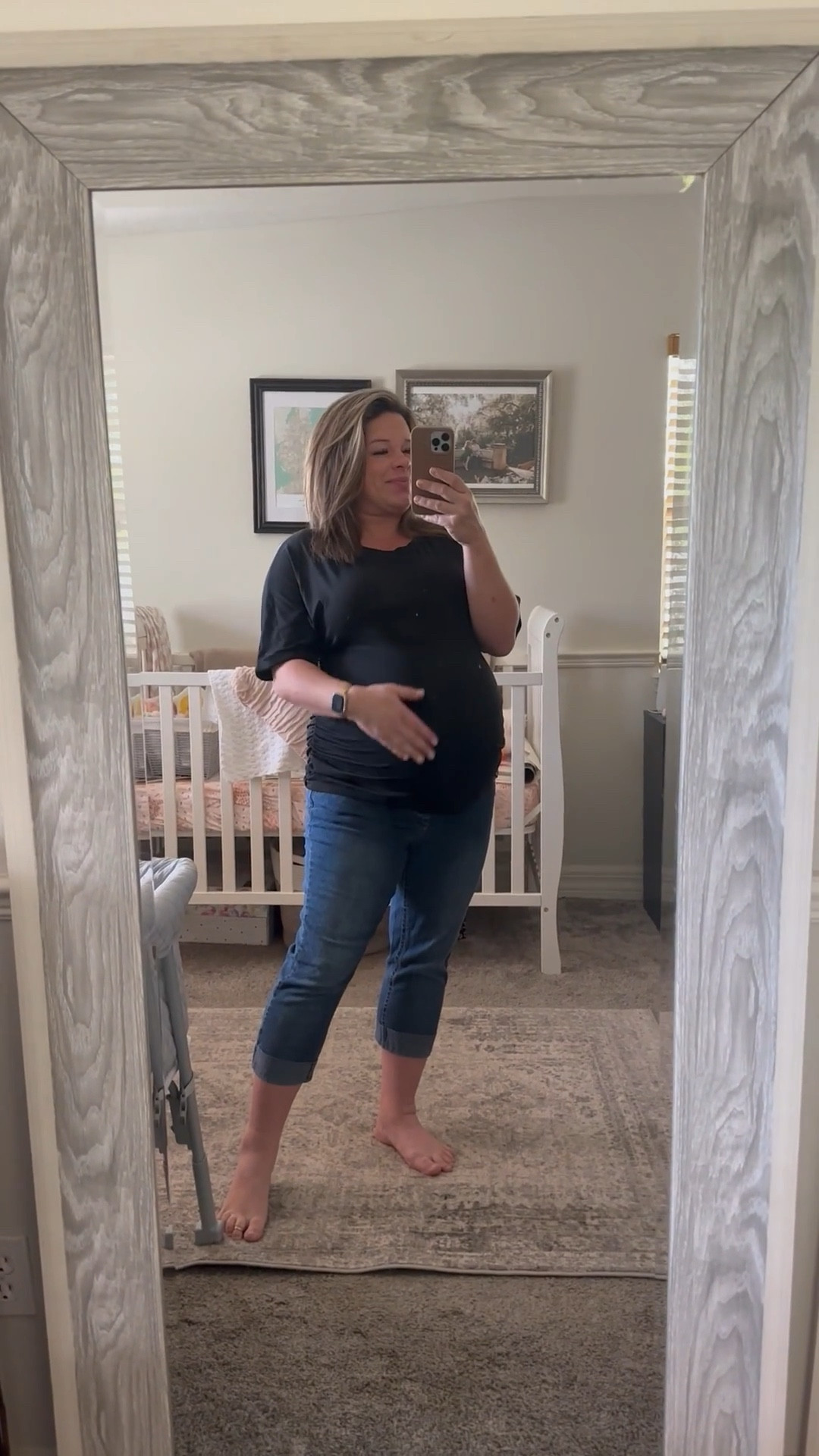 These maternity shirts are super affordable comes in packs of 3 different colors and are super cute and simple. They are fantastic Amazon finds for third trimester pregnancy. I ordered my normal size large and they fit perfectly.

#LTKMidsize #LTKStyleTip #LTKBump