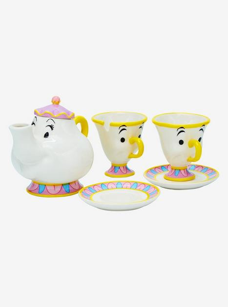 Disney Beauty and the Beast Mrs. Potts & Chip Tea Set | BoxLunch
