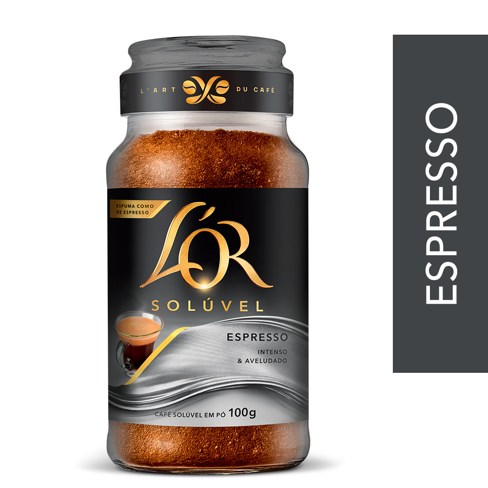 L’OR Solúvel Espresso vidro 100g | Casas Bahia (BR)