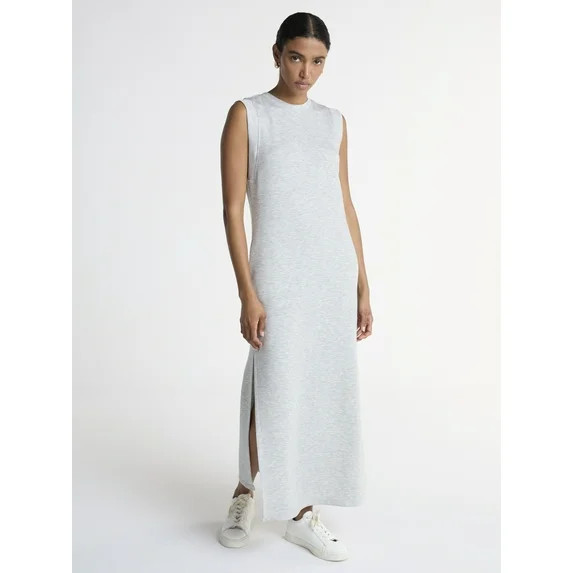 Scoop Women's and Women’s Plus Scubaknit Sleeveless Maxi Dress, Sizes XS-4X | Walmart (US)