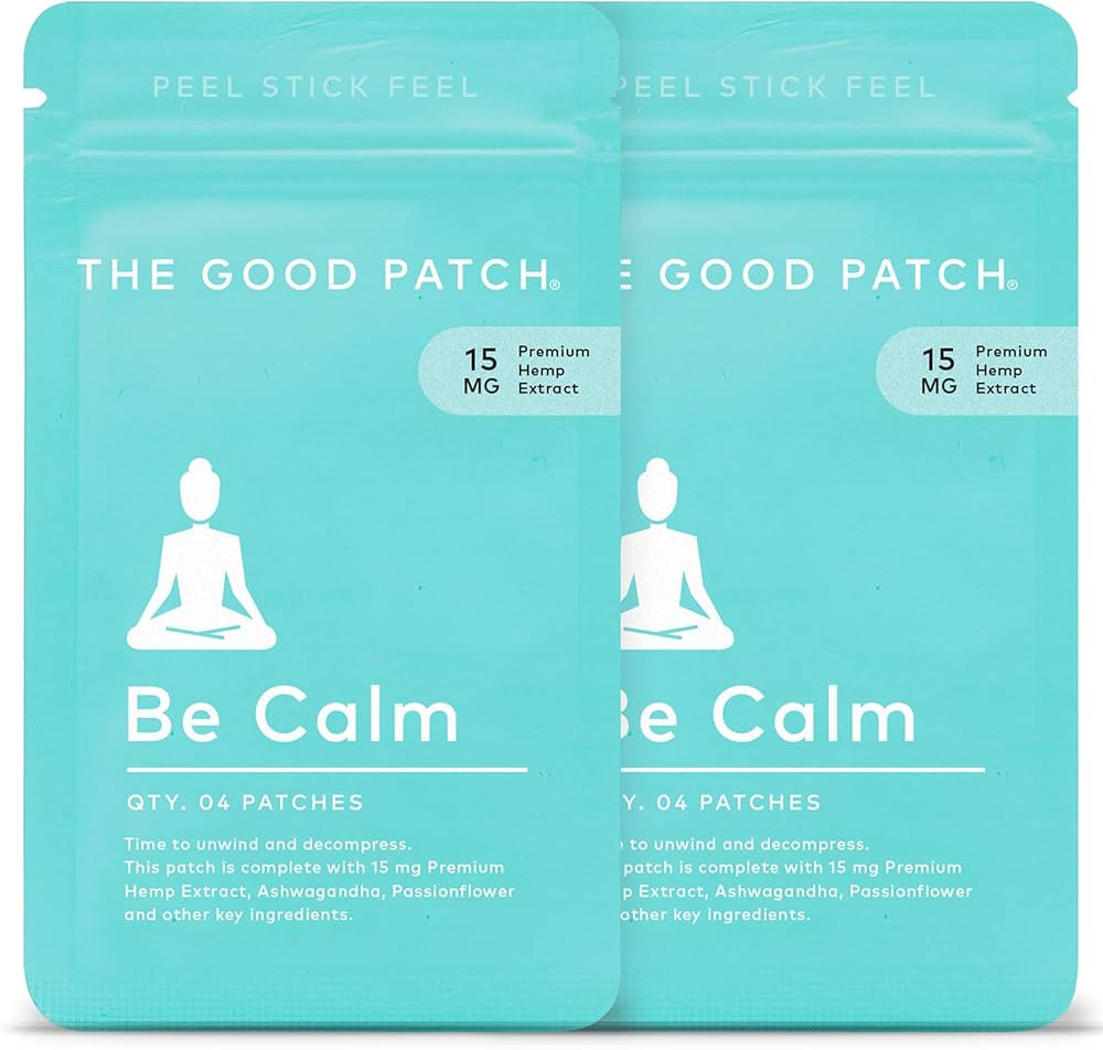 The Good Patch Plant Powered Full Body Unwind and Zen Support- Sustained Release Be Calm Patch wi... | Amazon (US)