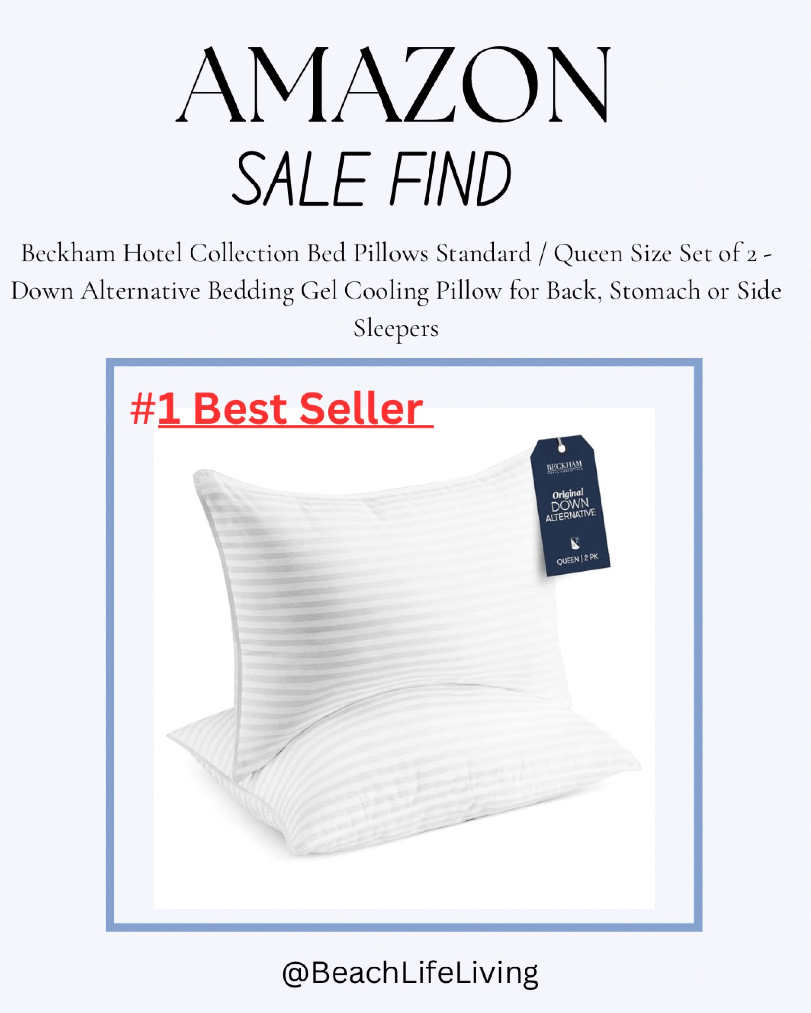 #1 Best Seller - Bed Pillows

#LTKFindsUnder100 #LTKHome #LTKSaleAlert