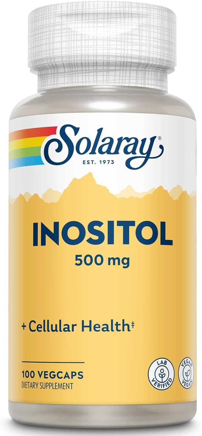 SOLARAY Inositol 500 mg Capsules | May Help Support Healthy Brain, Cardiovascular, Nervous System... | Amazon (US)
