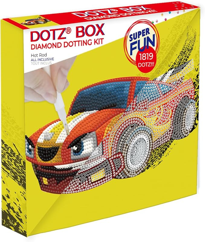 DIAMOND DOTZ Hot Rod Dotz Box Car Diamond Painting Kits for Adults - Diamond Art Kits a Relaxing ... | Amazon (US)