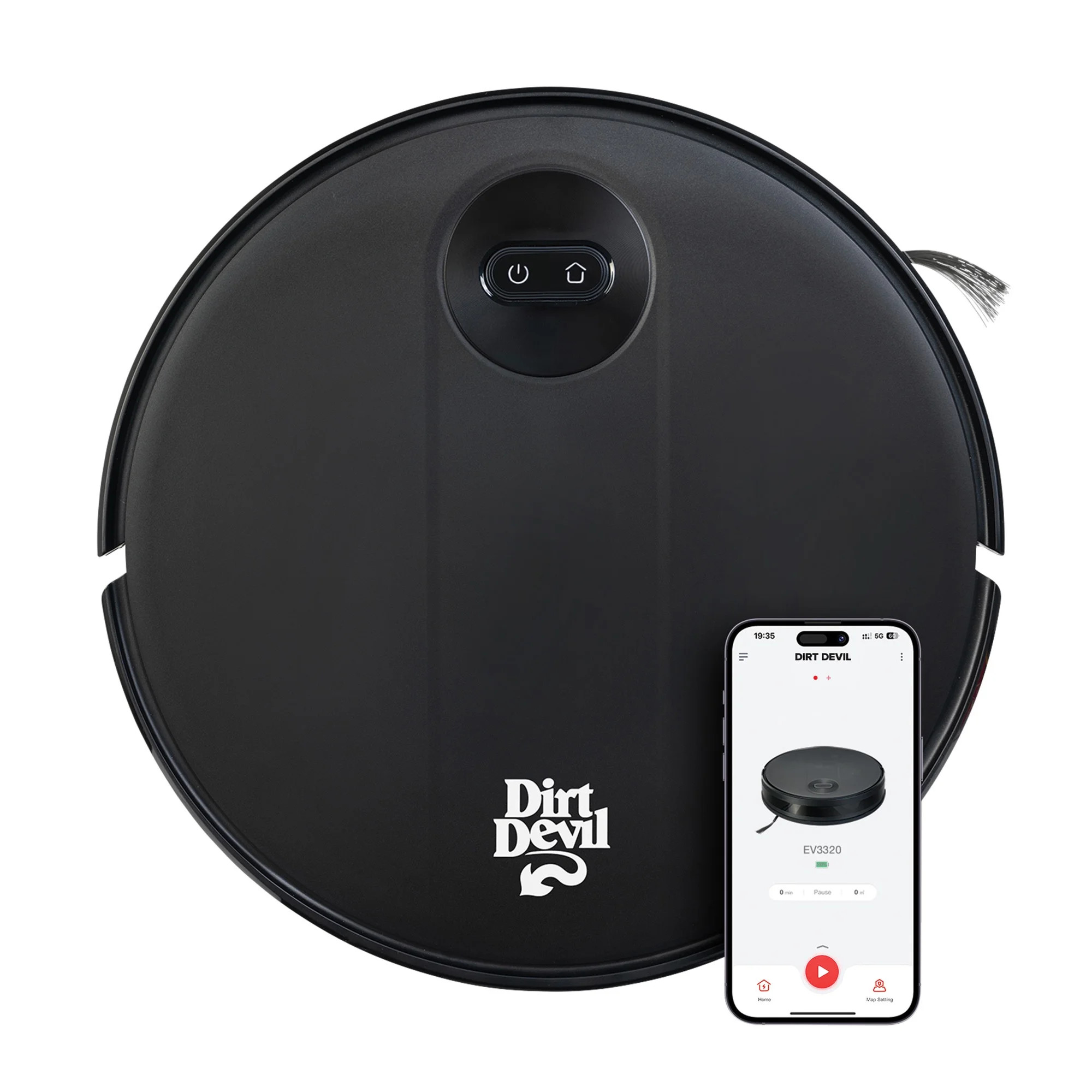 Dirt Devil EV3320 Robot Vacuum with Gyro Navigation, Great for Pet Hair, Wi-Fi, App-Enabled, New | Walmart (US)