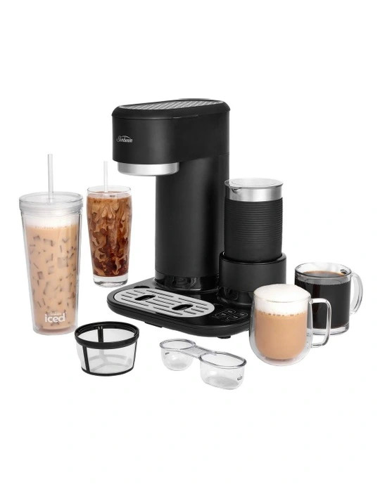 Iced & Hot Coffee Machine SDP1500BK in Black | Myer