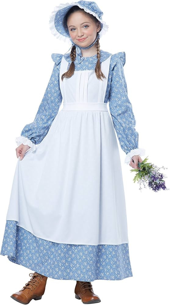 Child Pioneer Girl Costume - M | Amazon (US)