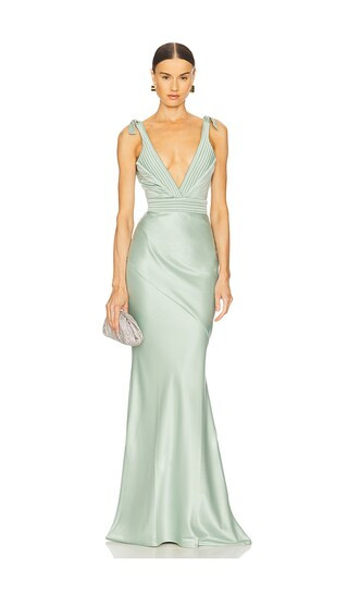 Beloved Gown in Sage | Revolve Clothing (Global)
