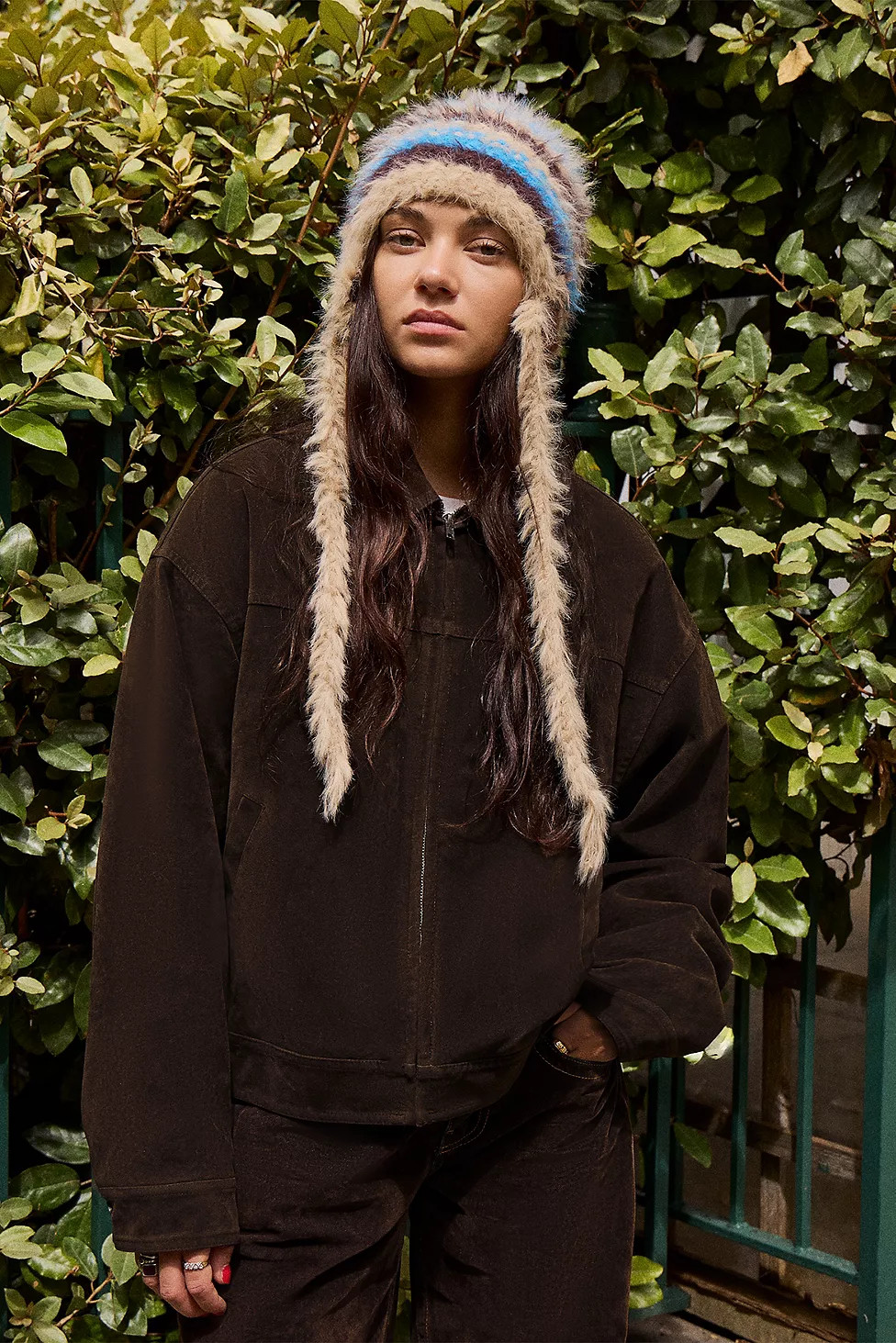 BDG Luca Faux Suede Workwear Jacket | Urban Outfitters UK