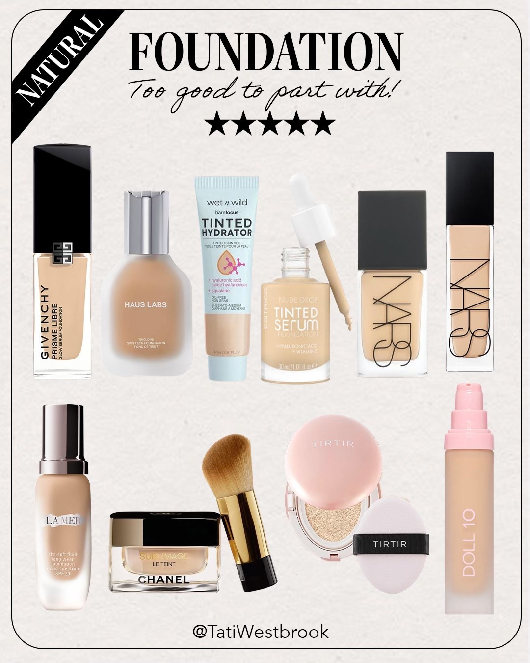 All my faves with a natural finish ✨
#Foundation #BeautyFavorites 

#LTKBeauty