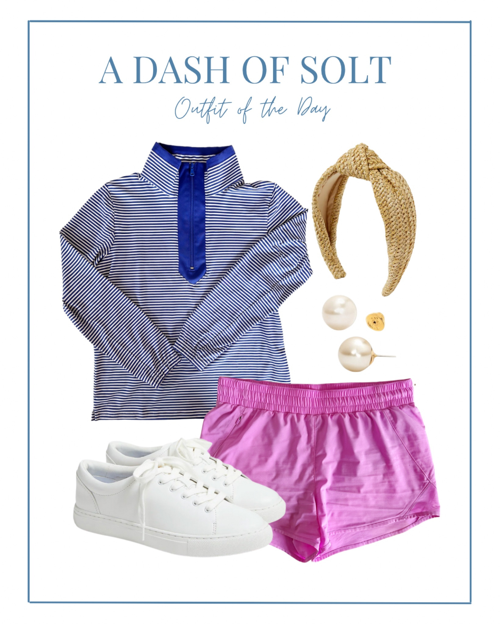 Preppy active wear look that’s perfect for cool mornings and evenings.

Preppy, preppy style, bright style, colorful style, stripes, active wear, athleisure wear, Target style, Target active wear, workout clothes, white canvas sneakers, pearls, rattan headband, summer style, Duffield Lane

#LTKunder100 #LTKstyletip #LTKSeasonal
