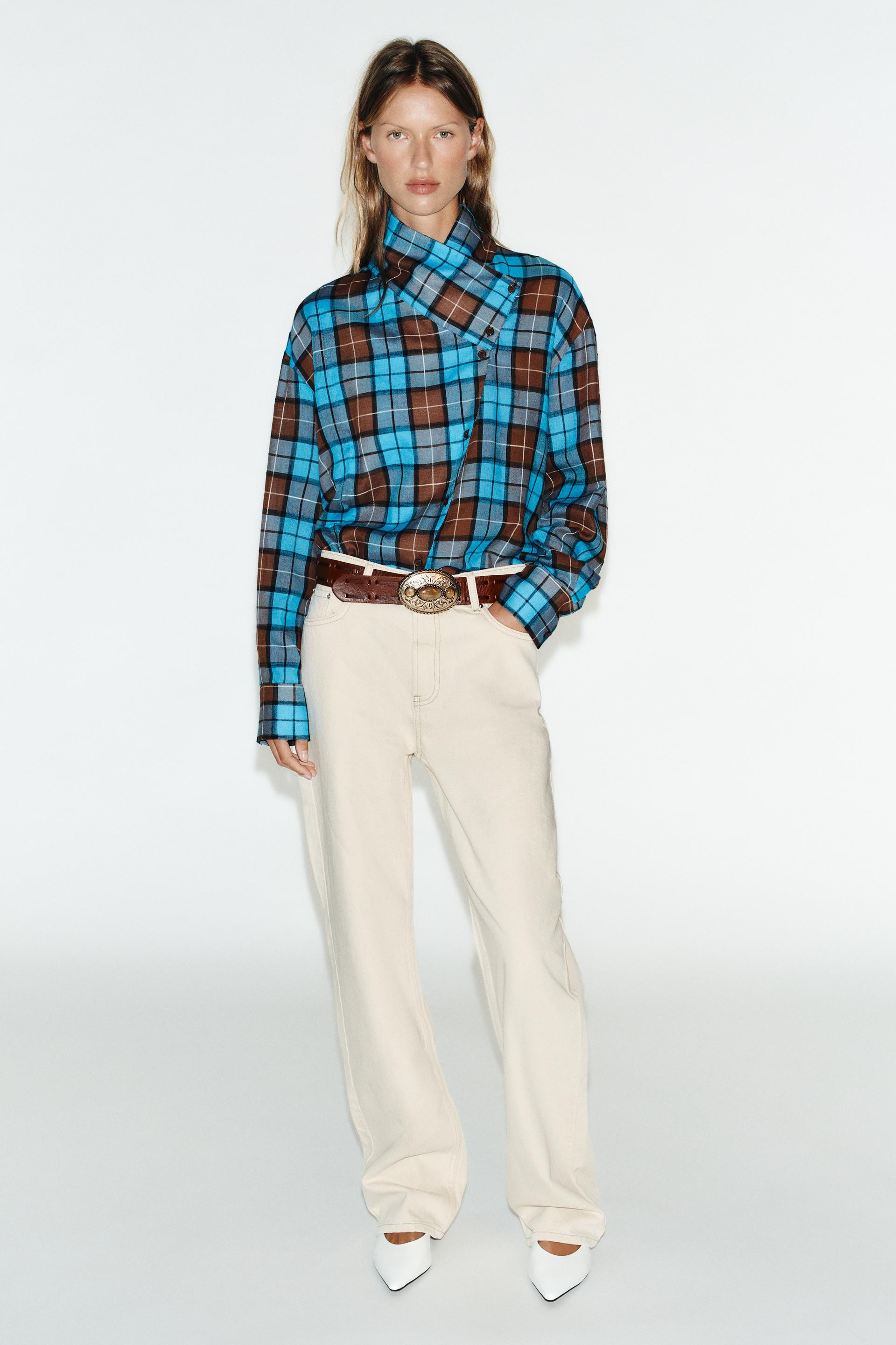 Zara - Z1975 Regular High-Waist Jeans - Ecru - 4 - Woman | Zara UK