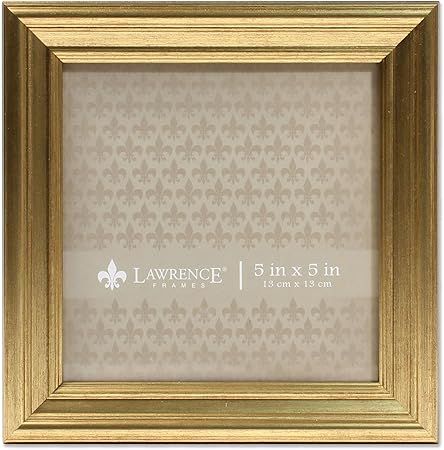 Lawrence Frames 5x5 Sutter Burnished Gold Picture Frame | Amazon (US)