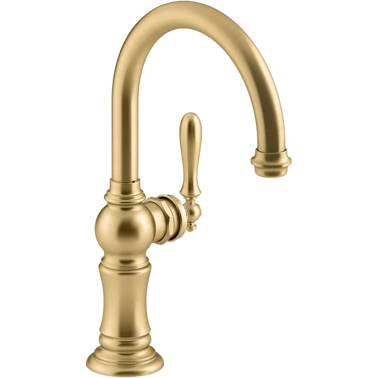 99264-2MB Artifacts® Single-Hole Bar Faucet with Supply Lines | Wayfair Professional