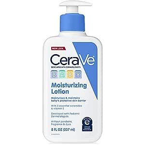 CeraVe Baby Lotion | Gentle Baby Skin Care with Ceramides, Niacinamide & Vitamin E | Fragrance, P... | Amazon (US)