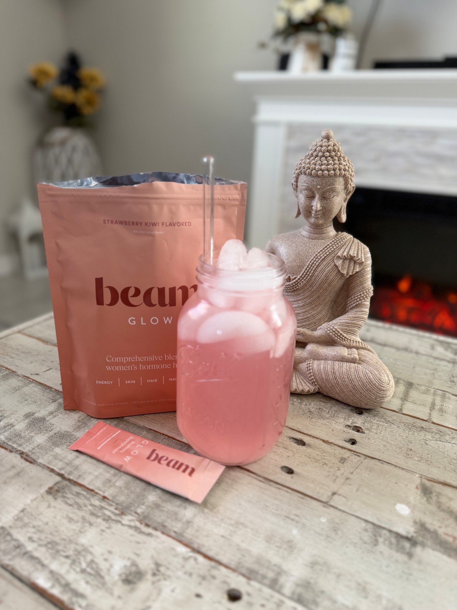 Mom life = needing all the support I can get 😅💕
I’ve just added this to my routine for extra energy, skin and hair support. Tastes amazing and takes 10 seconds to make. #Health #Wellness #Postpartum

#LTKmomlife #LTKmorningroutine #LTKselfcare