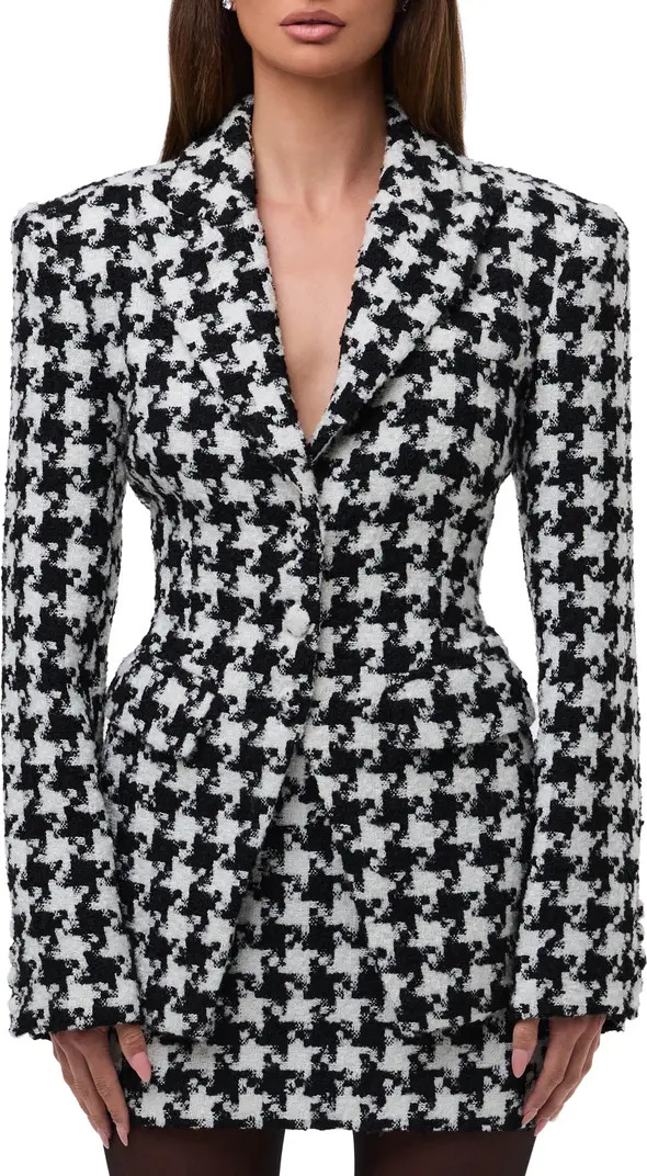 Houndstooth Check Tweed Blazer | Nordstrom