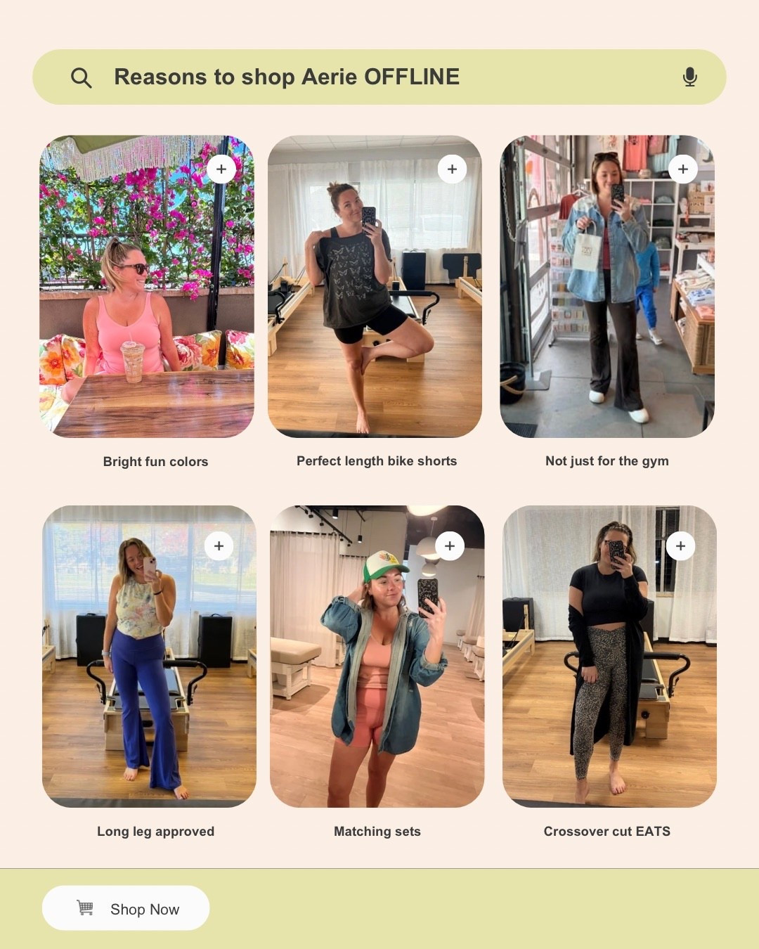 The only brand you really need in your closet. The comfort, the details, the versatility is unmatched.
 

#LTKmomlife #LTKActive #LTKxAerie