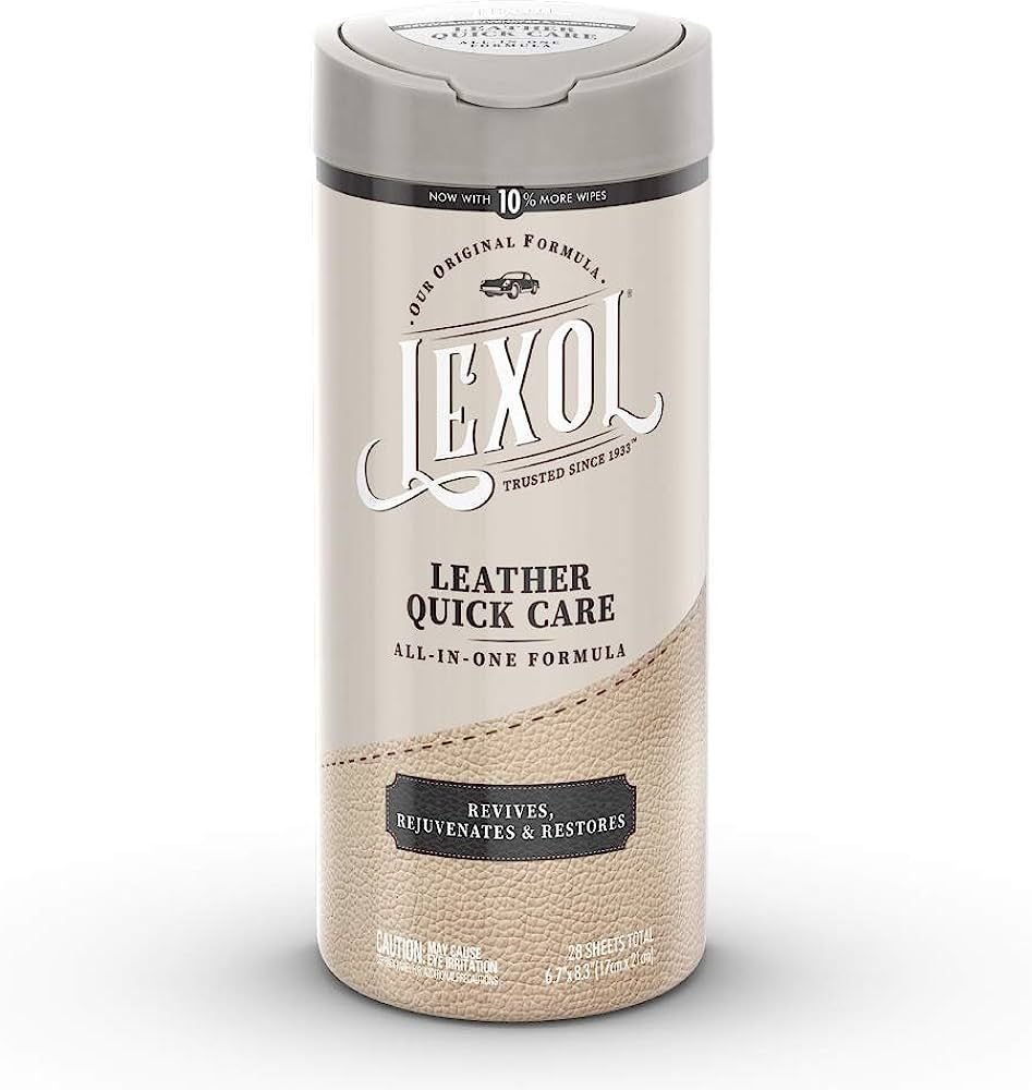 Lexol All Leather Quick Care All-in-One Formula, Best Leather Cleaner and Conditioner, for Use on... | Amazon (US)