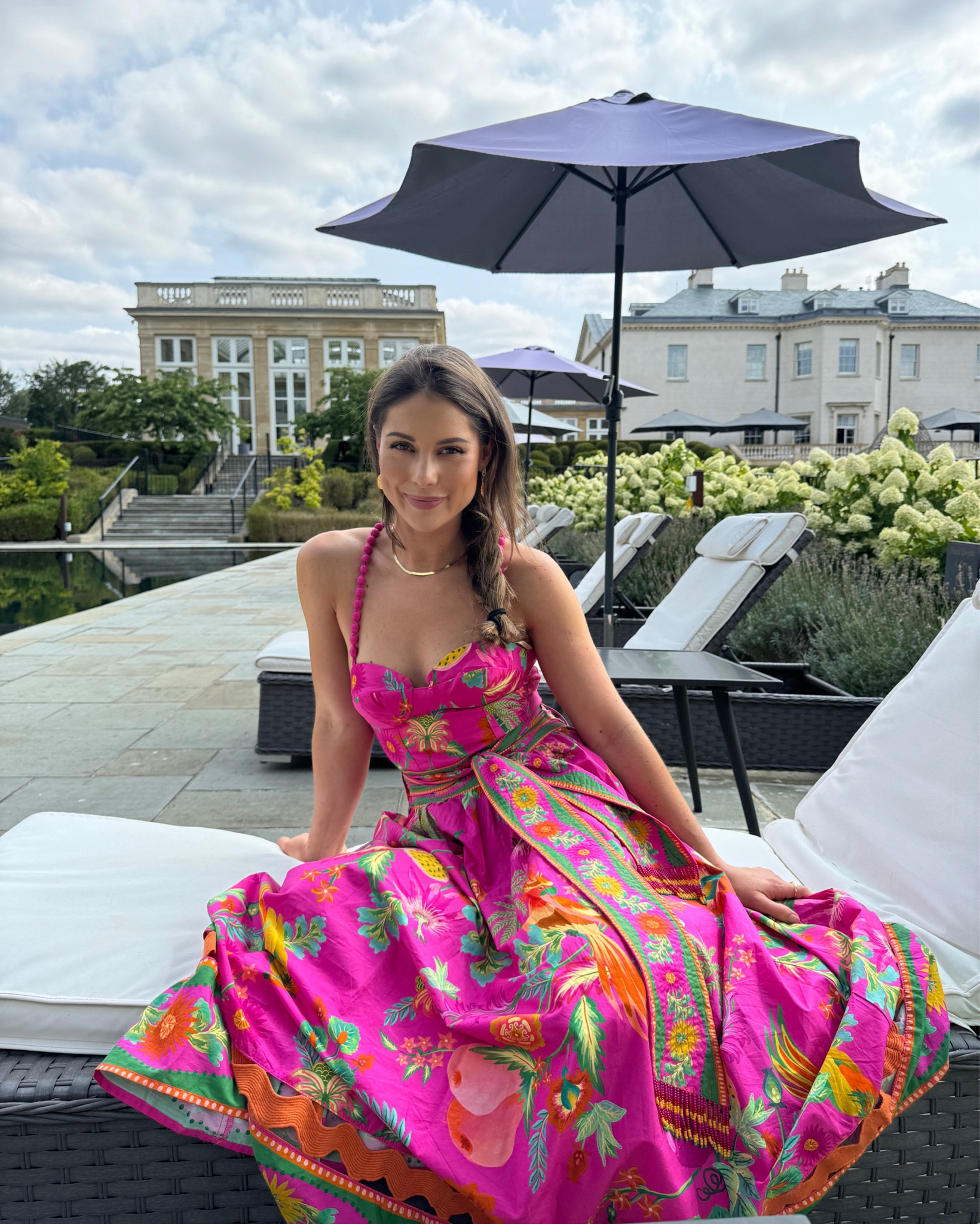 Farm ario delicate fruit garden cotton midi dress, floral dress, bright dress, summer style, midi dress, colourful outfit, Dior red bag 

#LTKstyletip #LTKuk #LTKsummer