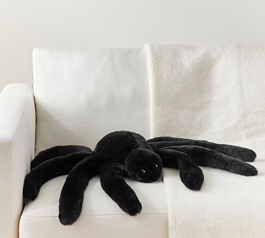 Faux Fur Spider Shaped Pillow | Pottery Barn (US)