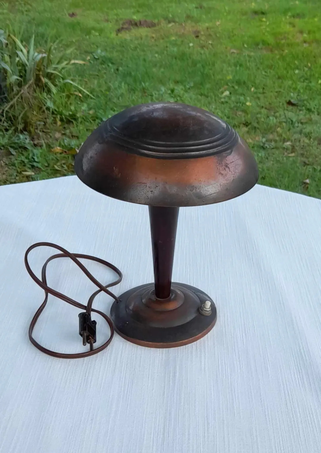 Art Deco Mushroom Lamp, French 1930's Desk Light, French Home Lighting,french Home Decor. Atomic ... | Etsy (US)