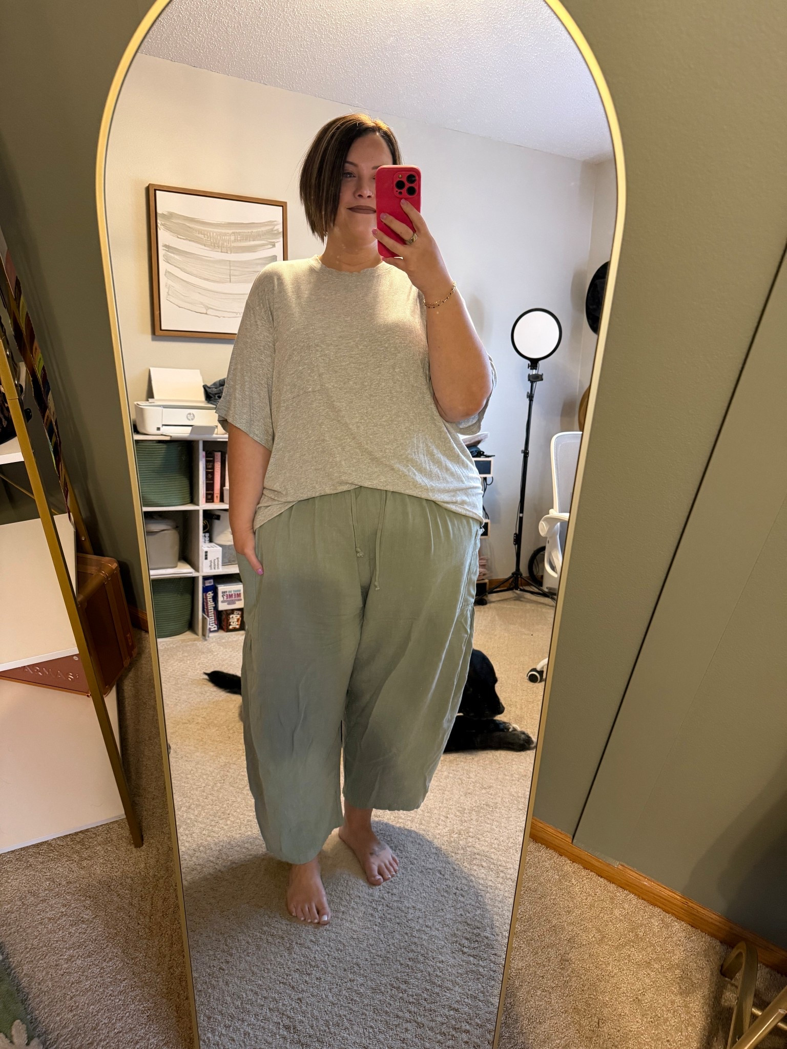 My go to outfit when I want to feel put together, but comfortable! The pants and the shirt are super flowy and breathable which is great for summer! 

#LTKPlusSize #LTKU #LTKStyleTip
