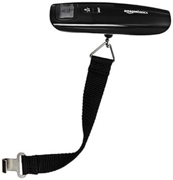 Amazon Basics Portable Digital Luggage Weight Scale, Black | Amazon (US)