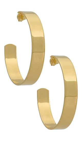Simi Hoops in Gold | Revolve Clothing (Global)