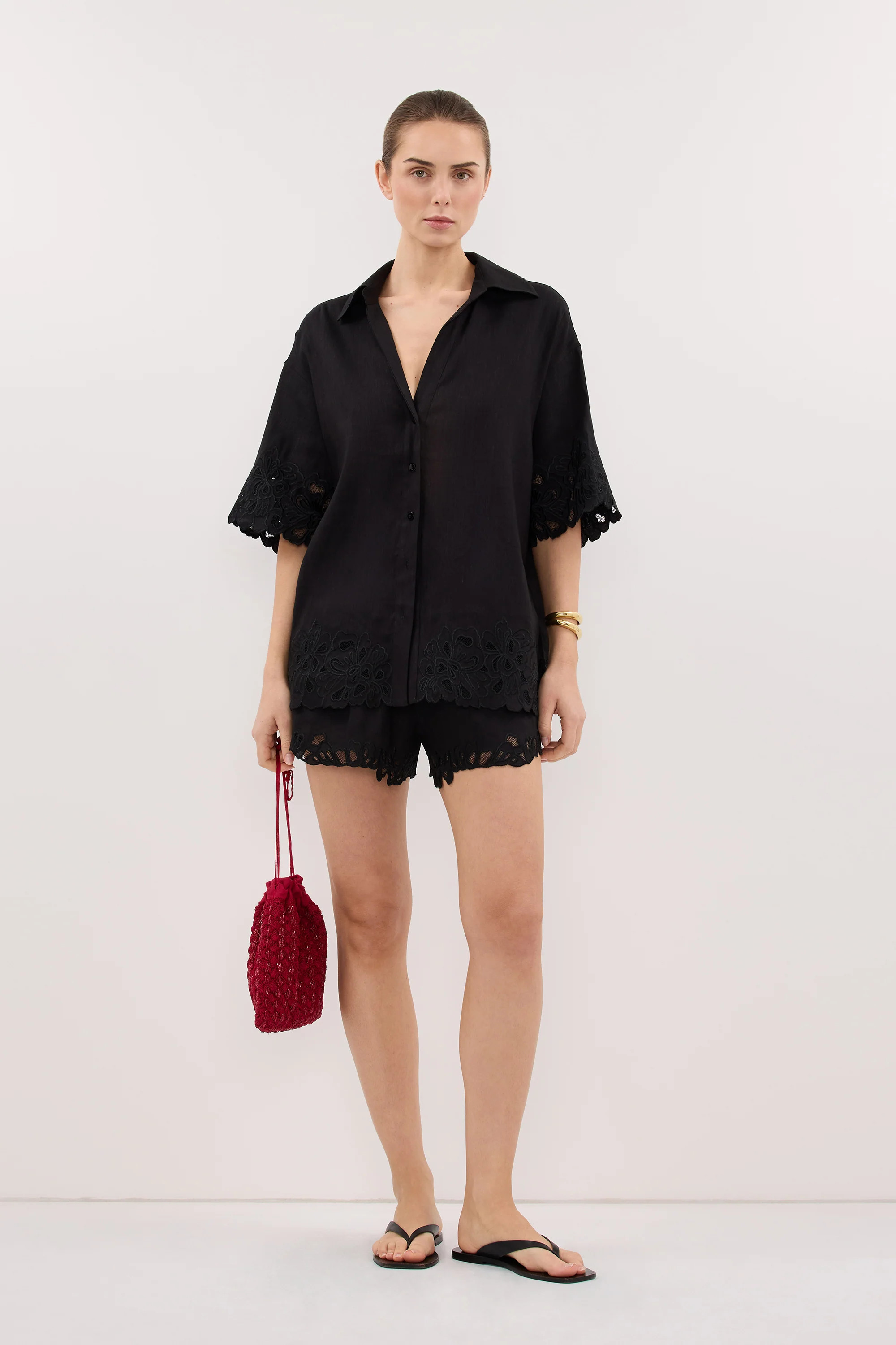 ZARIA BLACK SHORT | DISSH