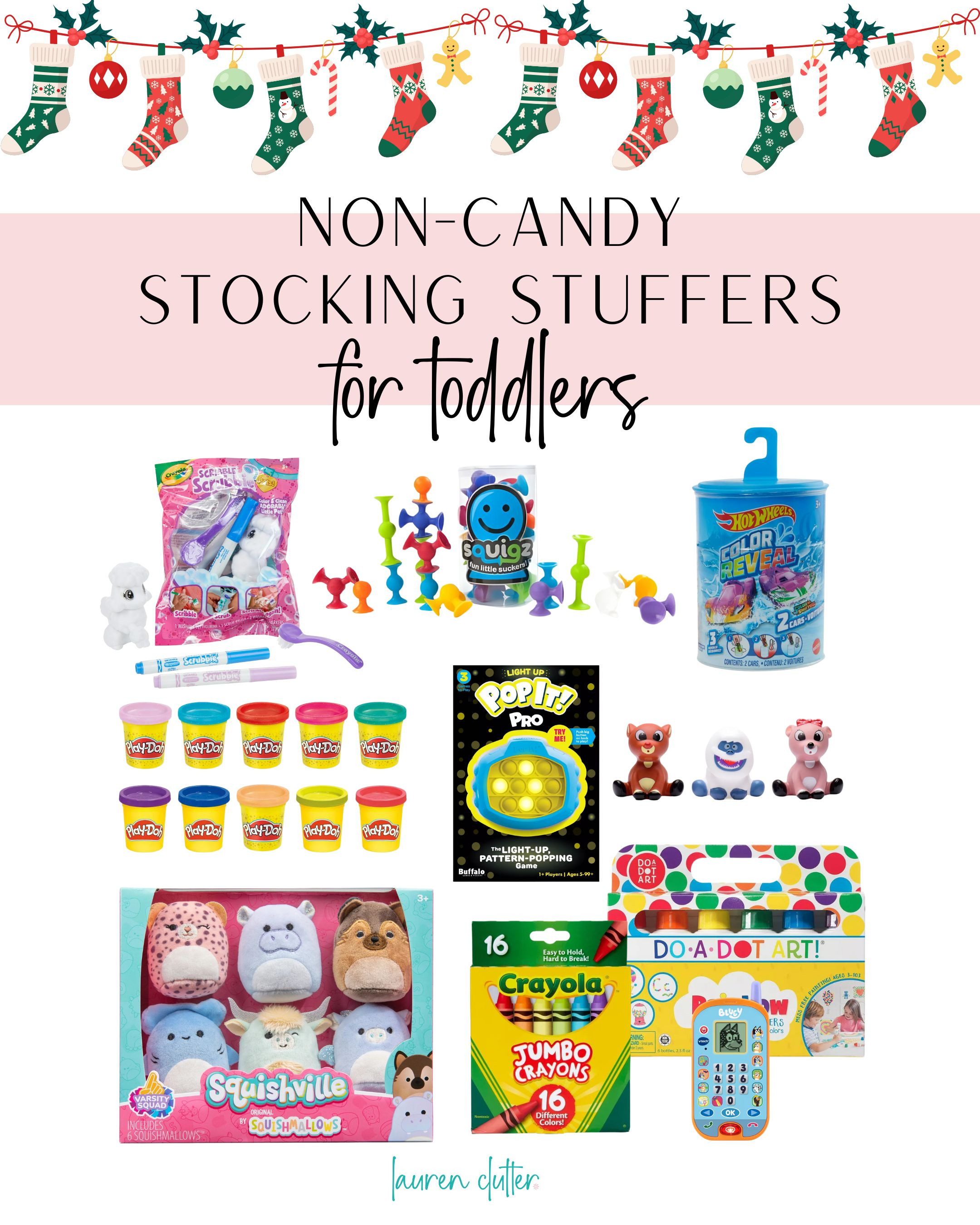 This holiday season, skip the sugar and fill your toddler’s stocking with thoughtful, non-candy surprises! 🎄✨ From engaging activities to little treasures, there are so many creative ways to spread joy without the sweets. These fun and festive stocking stuffers are perfect for little hands and curious minds, offering hours of entertainment and a little extra holiday magic. 🌟 Make it a season of wonder with gifts that are as sweet as the memories you'll create together!  

 

#LTKGiftGuide #LTKHoliday #LTKKids