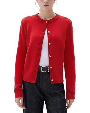 SUUKSESS Women Chunky Cashmere Cardigan Sweaters Trendy Fall Fashion Button Up Long Sleeve Knit O... | Amazon (US)