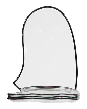 Set Of 4 Ghost Plates | TJ Maxx