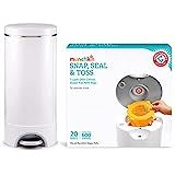 Munchkin Step Diaper Pail Powered by Arm & Hammer with Munchkin Arm & Hammer Diaper Pail Snap, Seal  | Amazon (US)