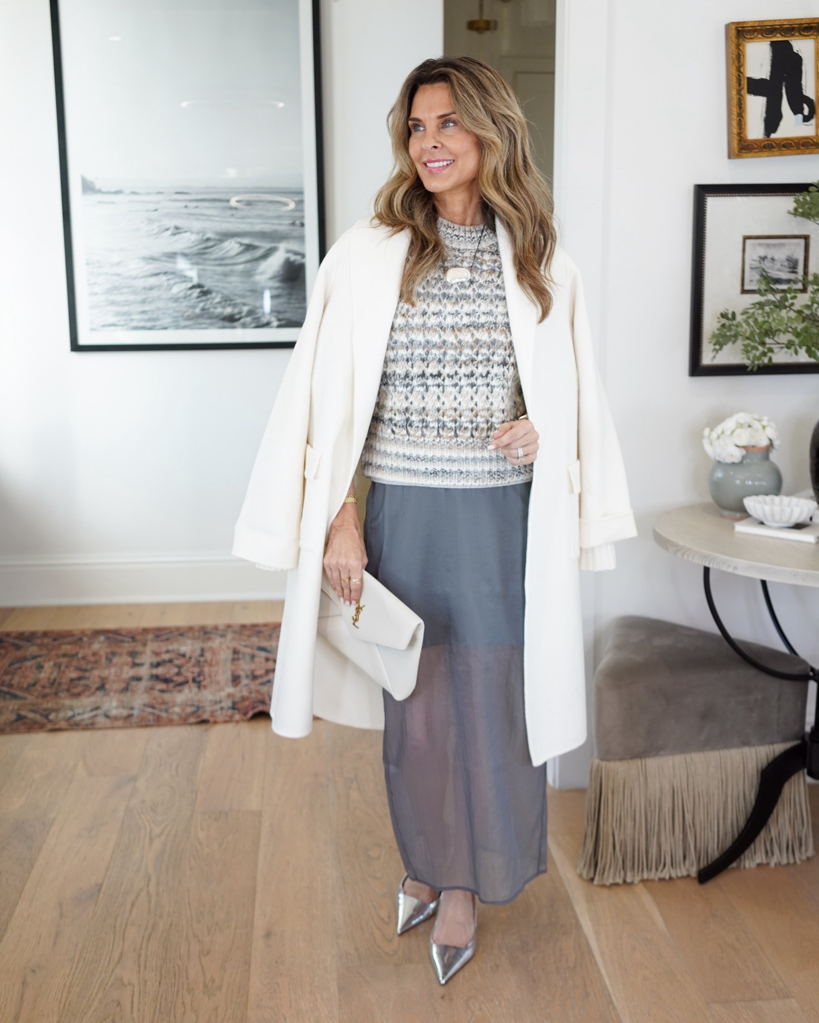 Love this skirt! On sale for under $40
-a soft layering tee under $40. I like a M.
-Gorgeous chunky knit! 

#LTKootd #LTKHoliday #LTKFindsUnder50