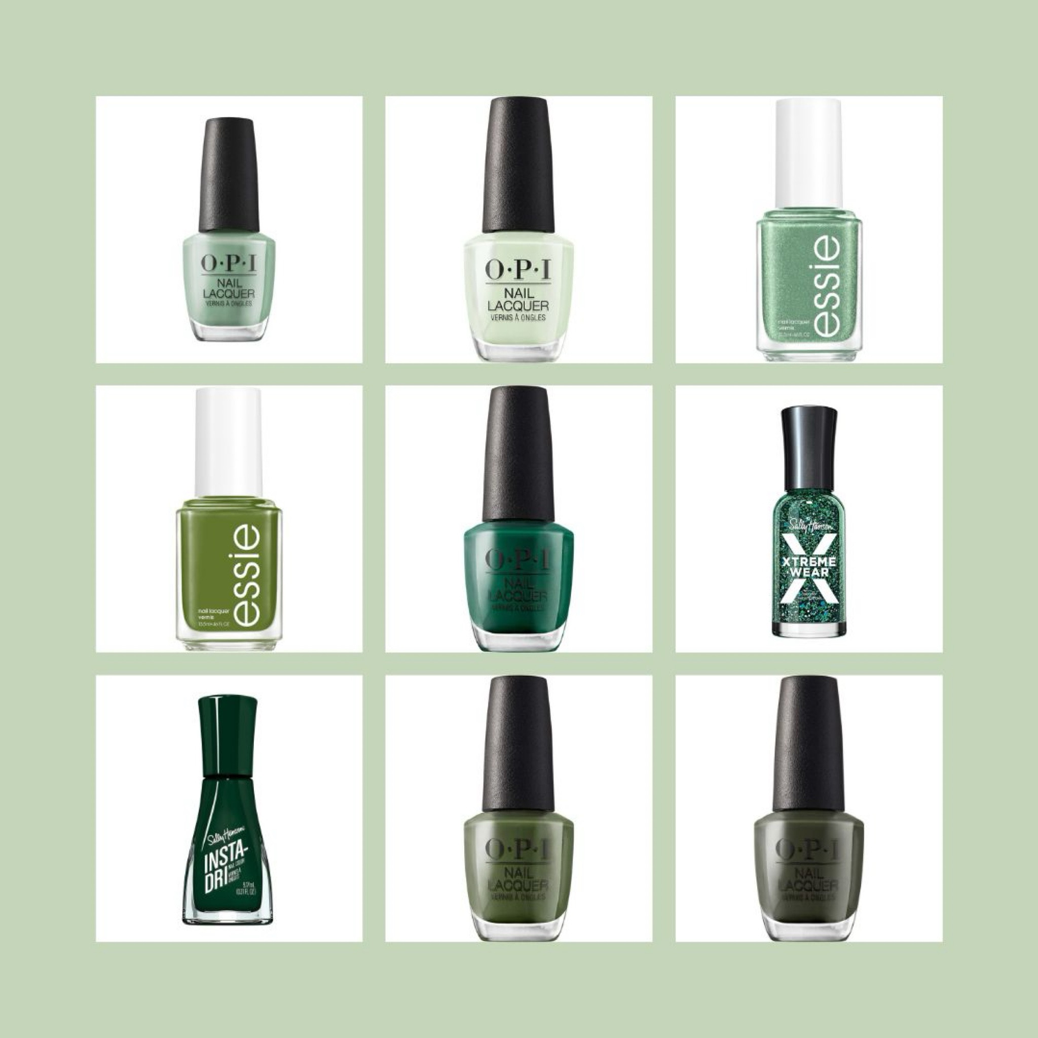 Green Nail Polishes For Your Next Manicure - To celebrate my favorite color, I wanted to put together a little manicure inspiration full of the best green nail polish options! From soft pastels to dark emeralds (my favorites!), I have pulled a handful of green nail colors that are great for year-round wear. Here are my top choices of green nail polish colors to try:


#LTKstyletip #LTKbeauty #LTKSeasonal
