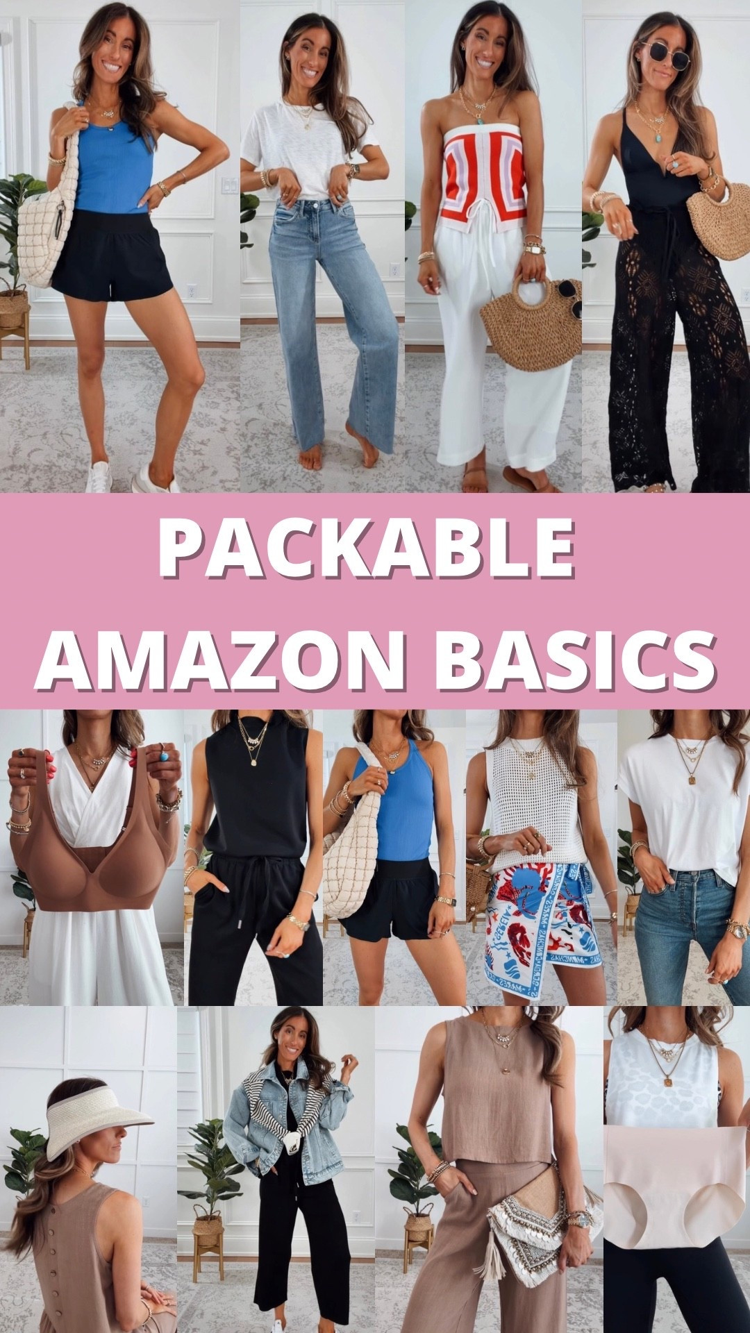 Packable vacation outfits 

#LTKgrwm #LTKootd #LTKTravel