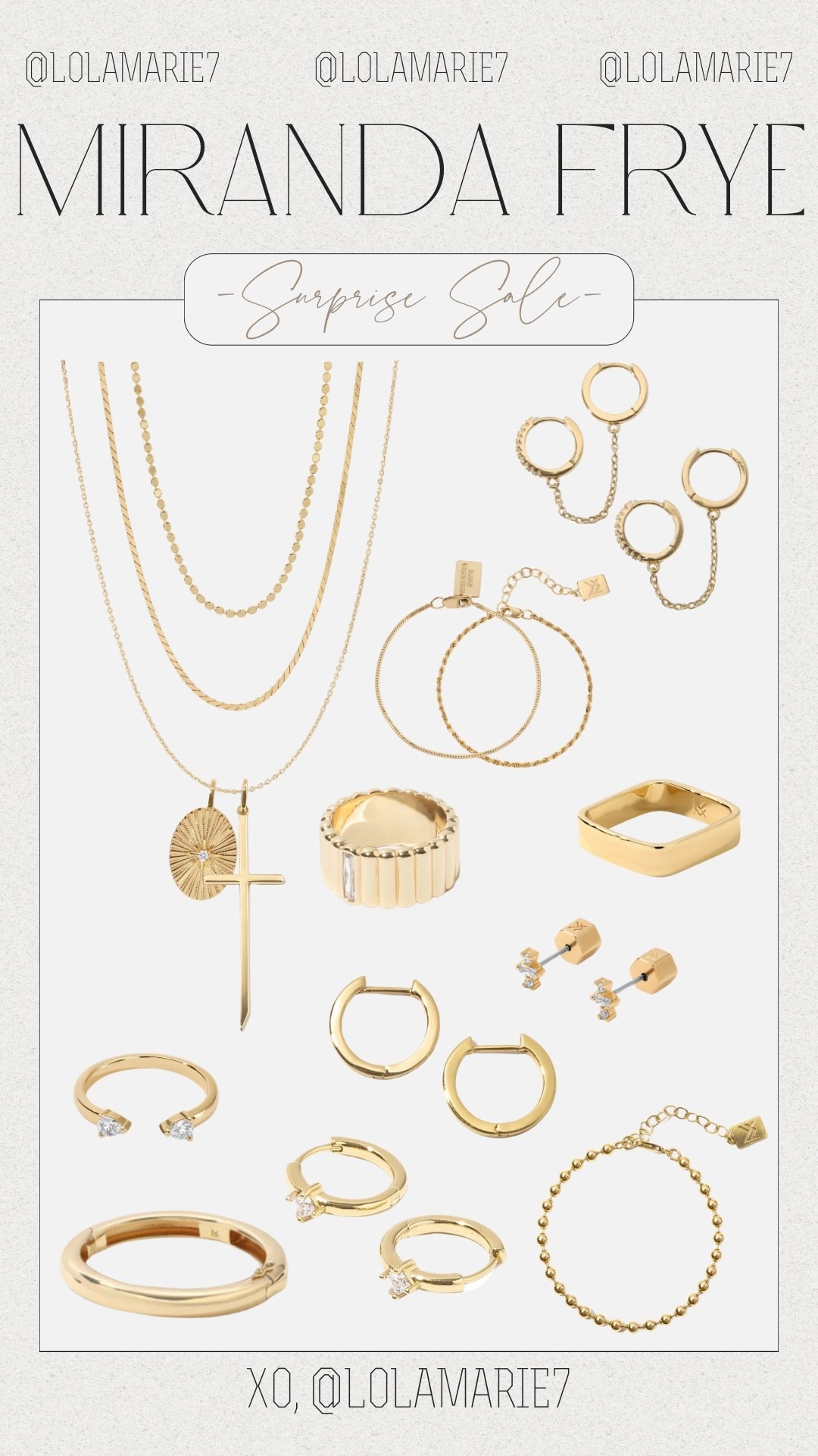 Miranda Frye surprise sale! 
If you missed out yesterday, here is your second change! Some of my favorite pieces 🫶🏼

20% off one item, 25% off two or more-today and tomorrow only.

#mirandafrye #jewelry

#LTKSaleAlert #LTKHoliday #LTKGiftGuide